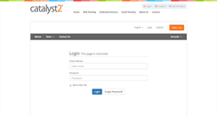 Desktop Screenshot of billing.catalyst2.com
